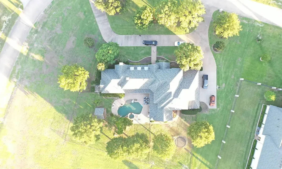 New shingle roof installation on a home in Lampasas